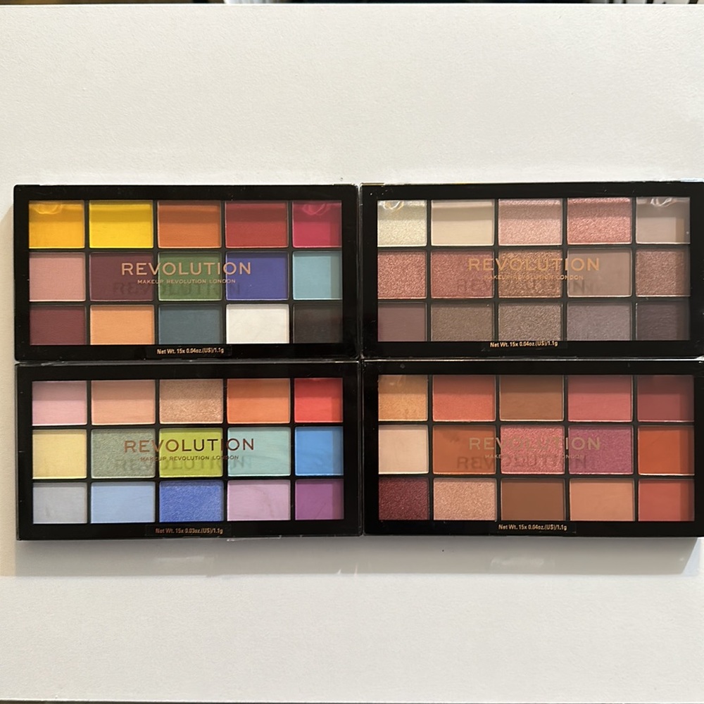 REVOLUTION Reloaded Newtrals /Marvellous Mattes Eyeshadow Palettes (YOU CHOOSE)